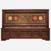 MUGHULAY HAND CARVED & PAINTED BED – I